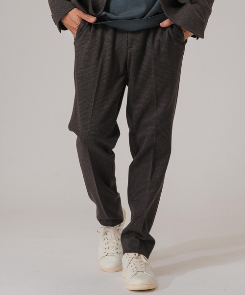 EDIFICE（エディフィス） スラックス コットン/ウール ジャージー