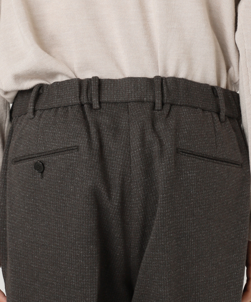 EDIFICE（エディフィス） スラックス コットン/ウール ジャージー