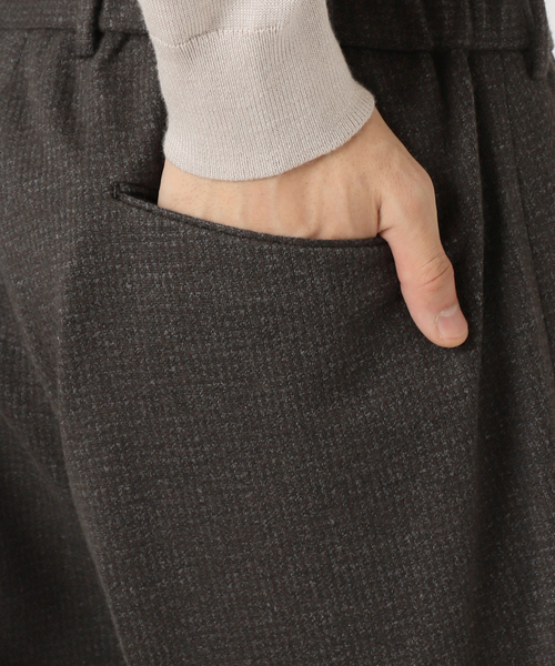 EDIFICE（エディフィス） スラックス コットン/ウール ジャージー