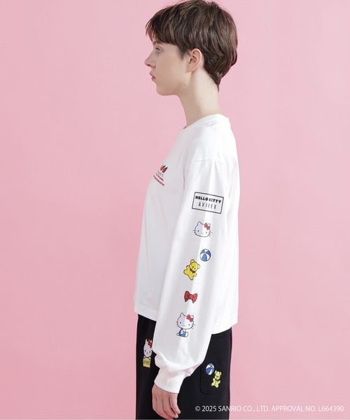 AVIREX（アヴィレックス） tシャツ 「AVIREX×HELLO KITTY」LONG SLEEVE
