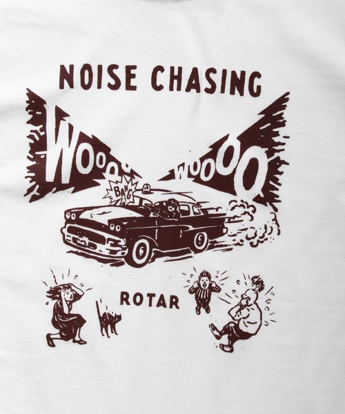 「ROTAR」 半袖Tシャツ LARGE オフホワイト メンズ_画像4