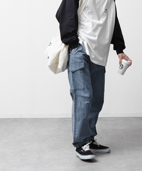 「GERRY」 カーゴパンツ X-LARGE ブルー メンズ_画像6