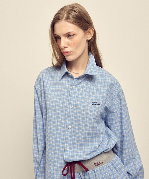Mardi Mercredi（マルディメクルディ） ブラウス シャツ COTTON SHIRT