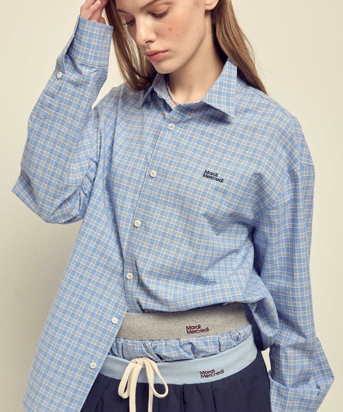Mardi Mercredi（マルディメクルディ） ブラウス シャツ COTTON SHIRT