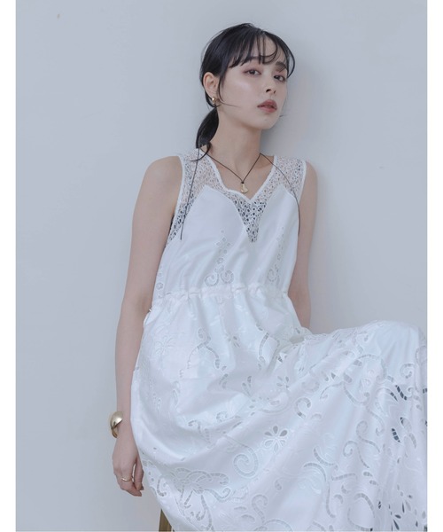 Eimee Law（エイミーロウ） ワンピース エンブロイダリー パネルレース