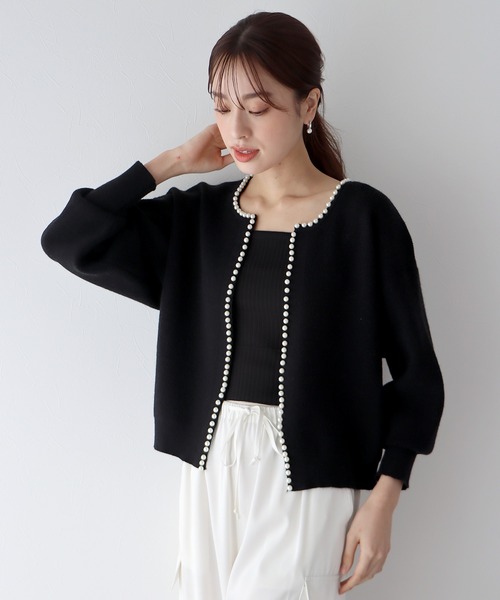「BLUEEAST」 ニットカーディガン MEDIUM ピンク レディース_画像7