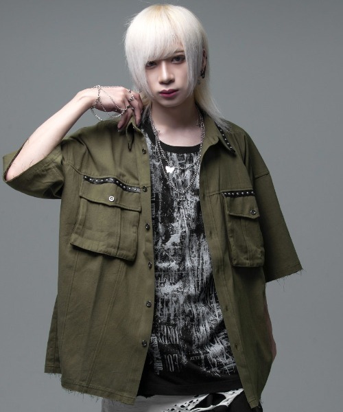 CIVARIZE」 半袖シャツ FREE カーキ メンズ : ZOZOTOWN Yahoo!店 