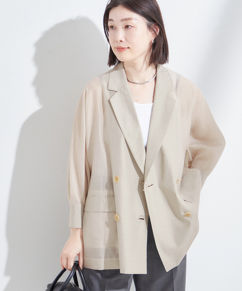 「journal standard L'essage」 ジャケット FREE ネイビー レディース_3