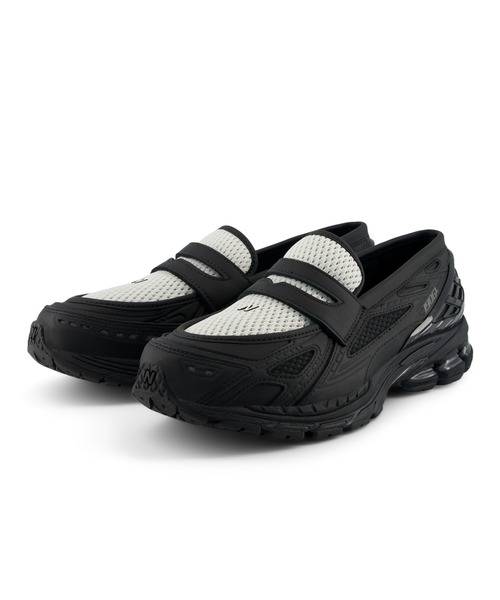 New Balance（ニューバランス） ローファー 23.5cm ブラック×ホワイト