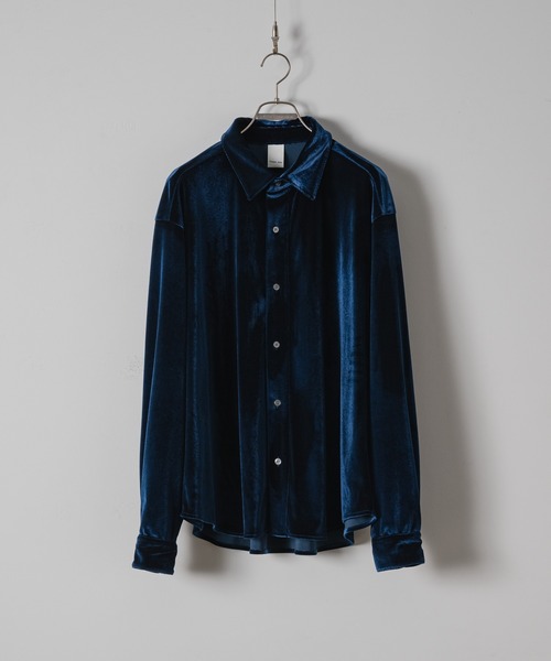 「Casper John」 長袖シャツ MEDIUM ブラック メンズ_画像2