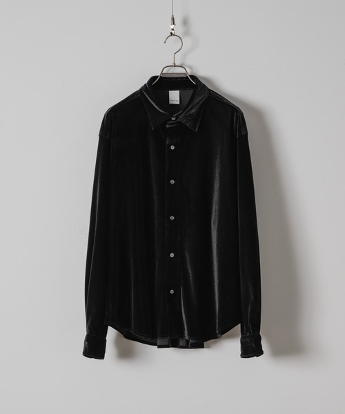 「Casper John」 長袖シャツ MEDIUM ブラック メンズ_画像8