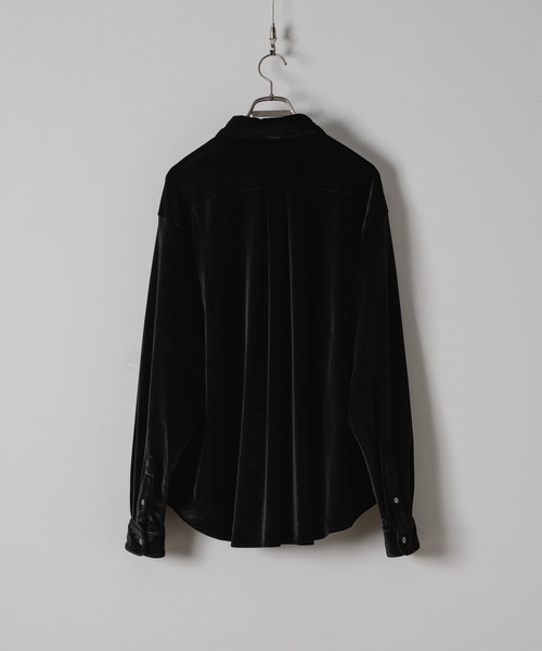 「Casper John」 長袖シャツ MEDIUM ブラック メンズ_画像9