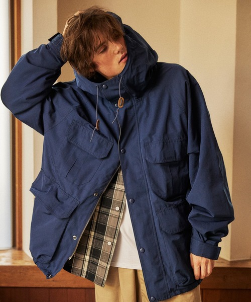 「FREAK'S STORE」 マウンテンパーカー SMALL オリーブ メンズ_画像2