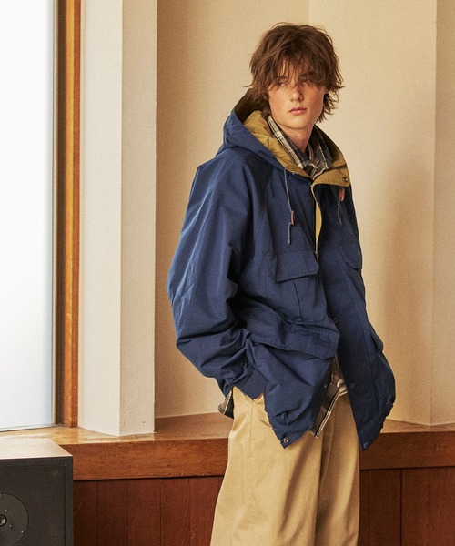 「FREAK'S STORE」 マウンテンパーカー SMALL オリーブ メンズ_画像7