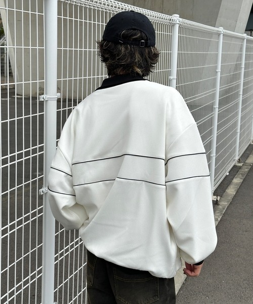 「Perushu」 ブルゾン MEDIUM レッド メンズ_画像2