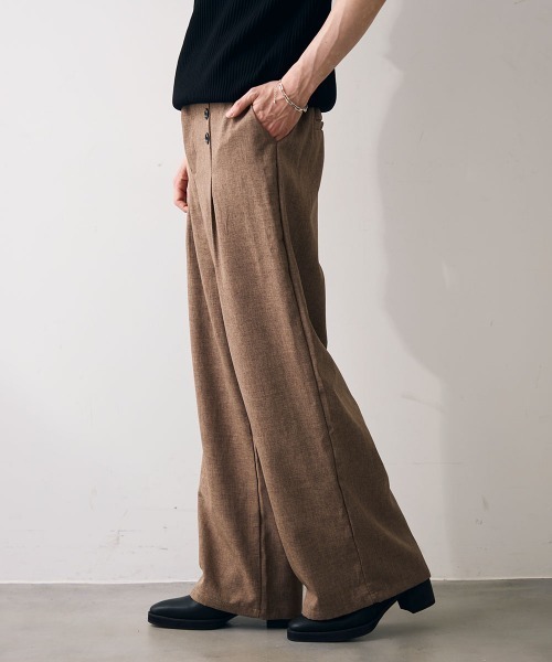 Shoowtime（ショウタイム） スラックス Classic gurkha tuck slacks