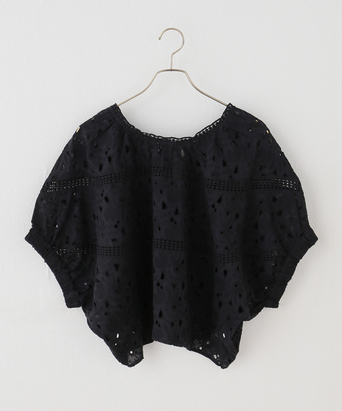 Torrazzo Donna（トラッゾドンナ） ブラウス シャツ Cutwork Lace Top