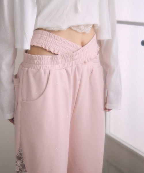 TITTY＆CO.（ティティーアンドコー） ワイドパンツ スウェットパンツ