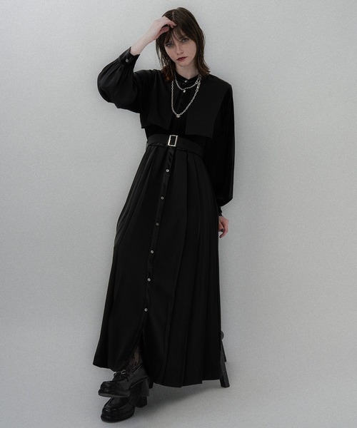 プリーツワンピース長袖 hare ワンピース 長袖 hare ワンピース 美品 