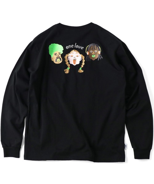 「gym master」 長袖Tシャツ MEDIUM ブラック メンズ_画像6