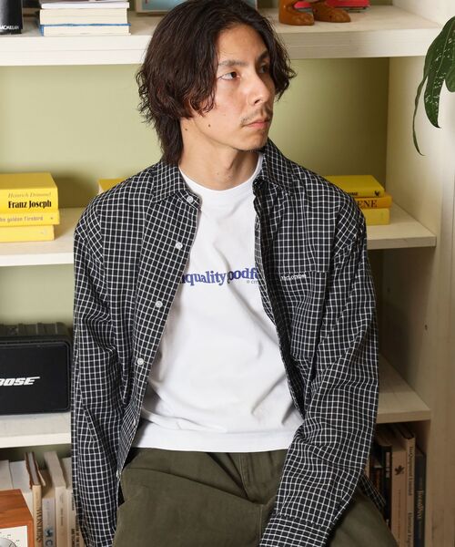「FFEIN」 長袖シャツ MEDIUM ブラック メンズ_画像5