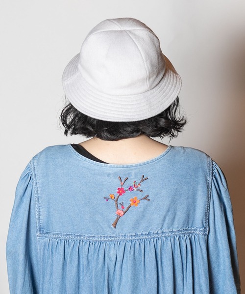 「CA4LA」 ハット ONESIZE ブラック レディース_画像8