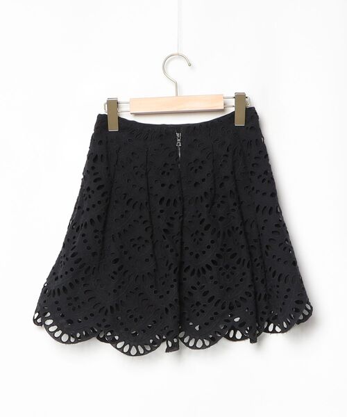 「Alice+Olivia」 レースフレアスカート - ブラック レディース_画像2