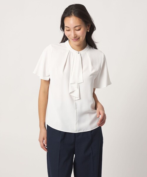 「A DAY IN THE LIFE UNITED ARROWS」 半袖ブラウス FREE ライトピンク レディース_画像2