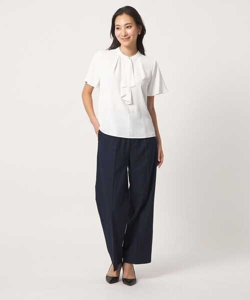 「A DAY IN THE LIFE UNITED ARROWS」 半袖ブラウス FREE ライトピンク レディース_画像3
