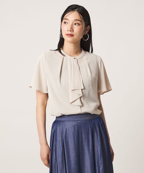 「A DAY IN THE LIFE UNITED ARROWS」 半袖ブラウス FREE ライトピンク レディース_画像6