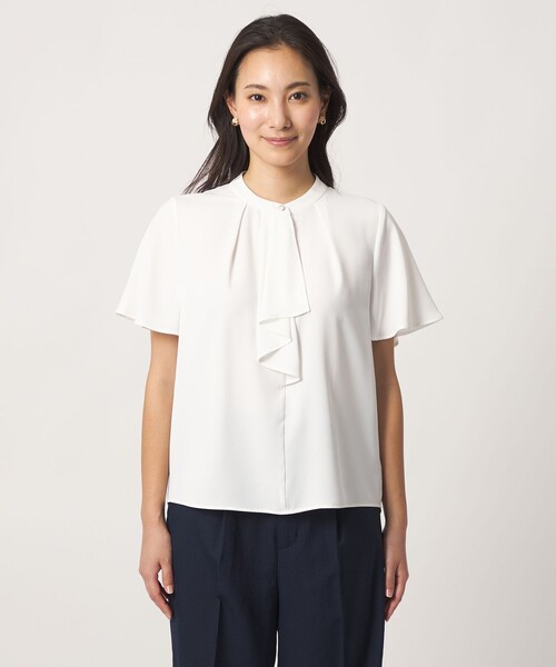 「A DAY IN THE LIFE UNITED ARROWS」 半袖ブラウス FREE ライトピンク レディース_画像9