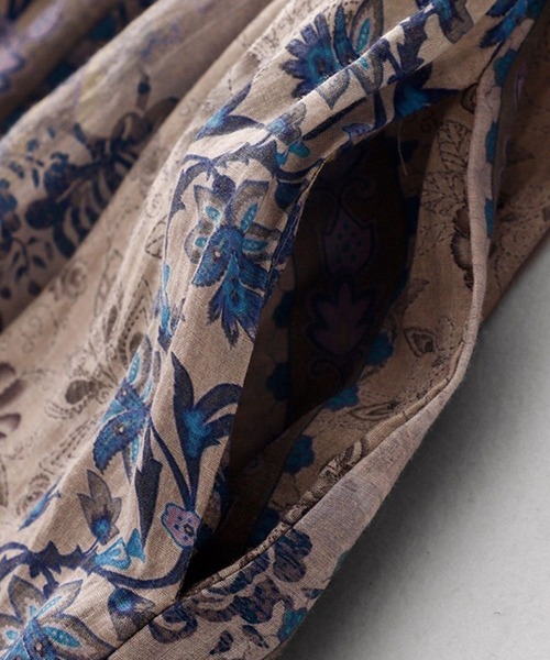 「SPIGA」 「CADBURY」半袖ワンピース MEDIUM ベージュ レディース_画像5