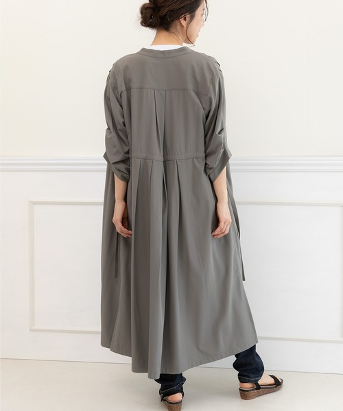 「PREFERIR」 7分袖ワンピース MEDIUM グリーン レディース_画像8