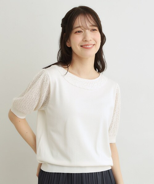 LAURA ASHLEY（ローラアシュレイ） ニット セーター 「洗える／調温