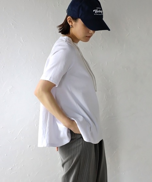 Bonjour Sagan tシャツ 裾フレアTシャツ レディース : ZOZOTOWN