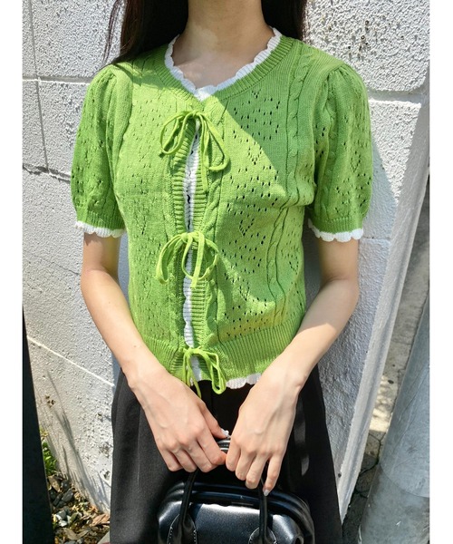 楽天市場】かぎ編み ニット（レディースファッション）の通販