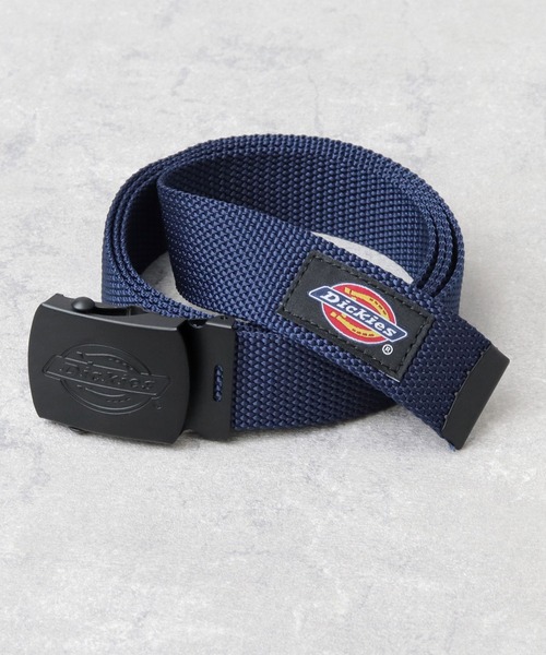 Dickies ベルト 黒塗り バックル GIベルト メンズ レディース