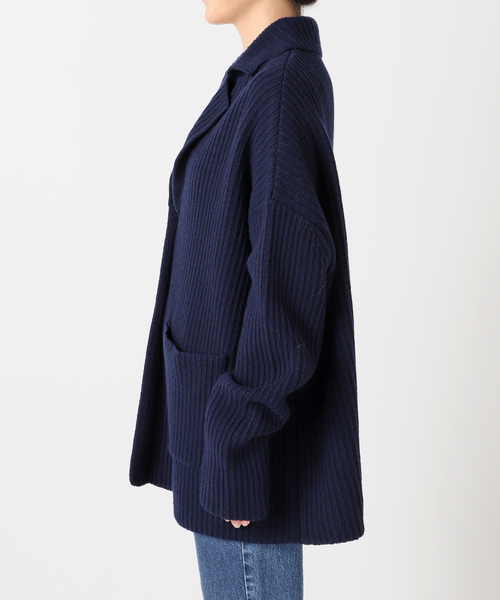 Spick＆Span アウター オーバーサイズニットジャケット