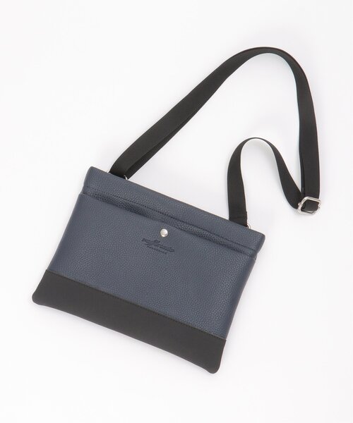 ブラックサコッシュ ショルダーバッグ BLACK LABEL CRESTBRIDGE ショルダーバッグ 「一部店舗限定
