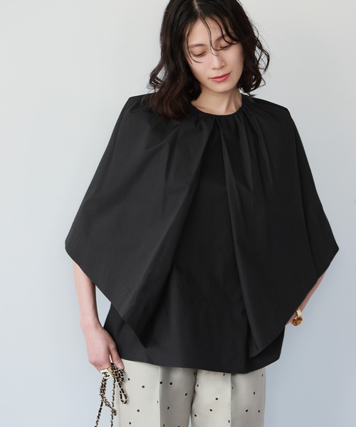 ELFRANK ブラウス シャツ 2WAYラッフルブラウス「綿100％使用