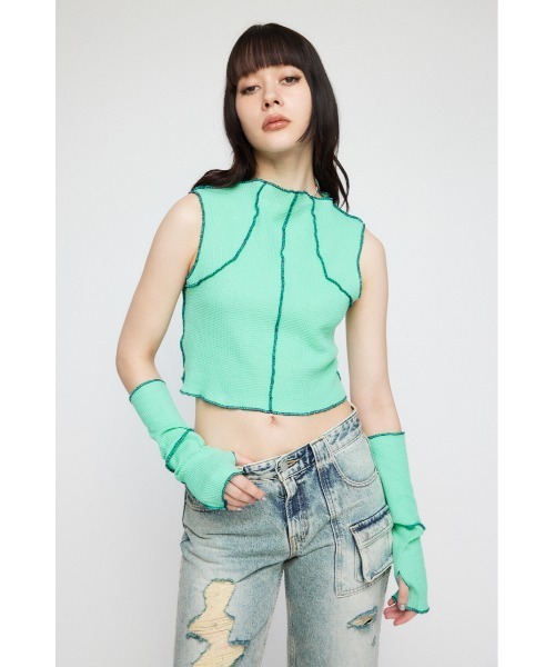 LAGUA GEM tシャツ ARM COVER THERMAL トップス レディース