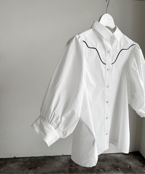 COMMON WARE（コモンウェアー） ブラウス シャツ ST:ELY / PUFFSLEEVE