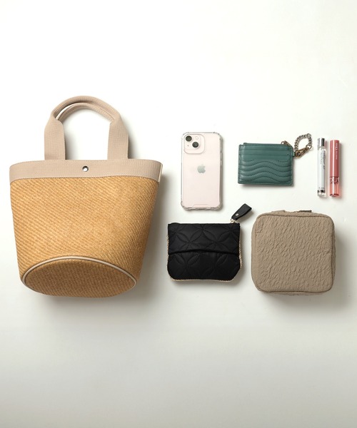 Little＆More かごバッグ カゴバッグ 麦わら トートバッグ : ZOZOTOWN