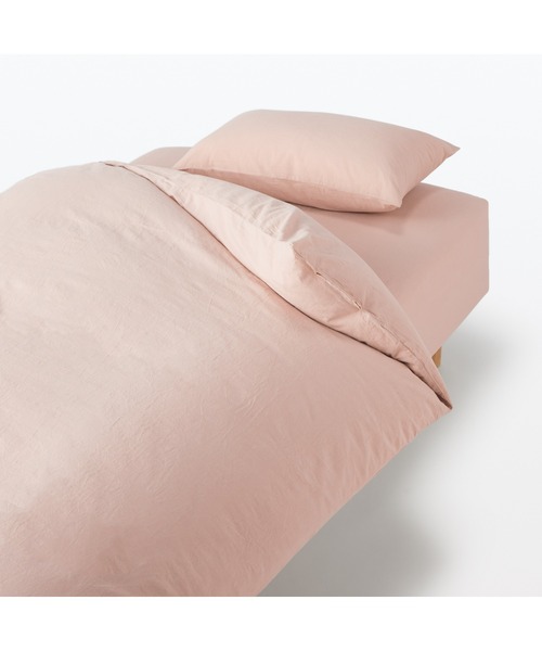 無印良品（MUJI） ベッド 寝具 洗いざらしボックスシーツ・S 100