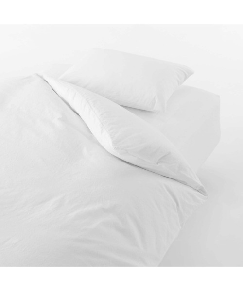 無印良品（MUJI） ベッド 寝具 洗いざらしボックスシーツ・S 100