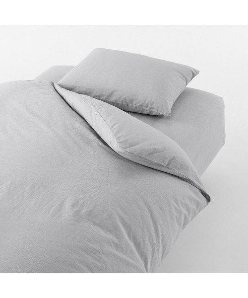 無印良品（MUJI） ベッド 寝具 洗いざらしボックスシーツ・S 100