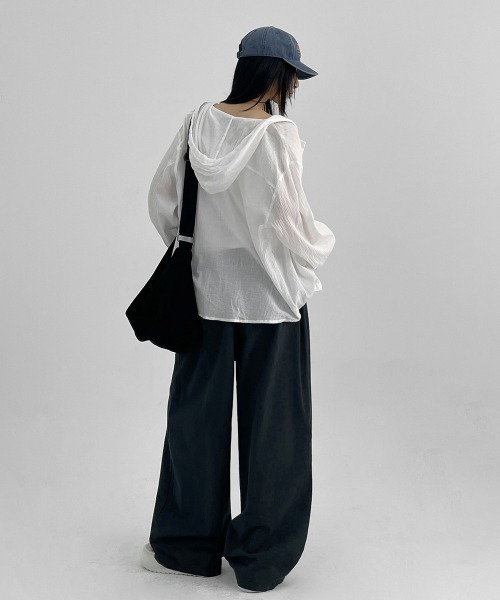 ヒートラップシャツ　ブラック　M 裾ダメージプルオーバーニット｜メンズファッション通販 MEN'S
