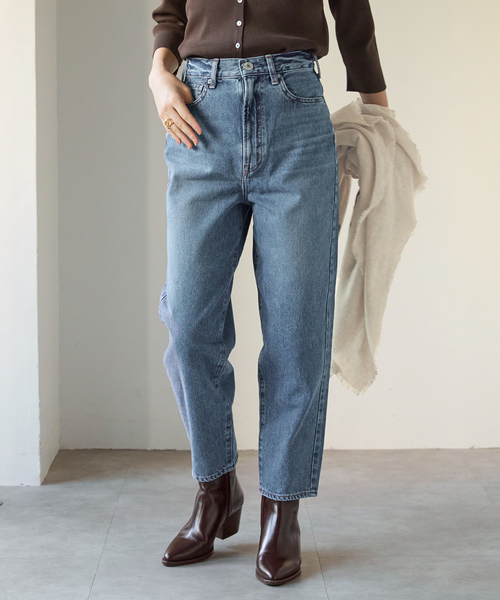 NEEDBY heritage ニードバイ ヘリテージLISA テーパードデニム VERMEIL par iena ジーンズ デニム デニムパンツ NEEDBY