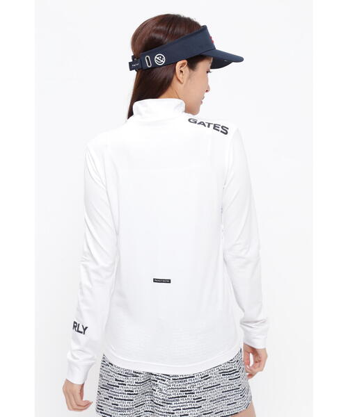 PEARLYGATES パーリーゲイツ ベア天竺ハイネックカットソー 4 PEARLY GATES tシャツ 「PEARLY GATES」ベア天竺長袖ハイネック