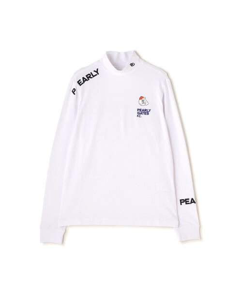tシャツ 「PEARLY GATES」ベア天竺長袖ハイネックカットソー レディース PEARLY GATES tシャツ 「PEARLY GATES」ベア天竺長袖ハイネック